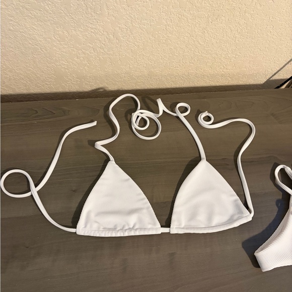 Beach Riot White Ribbed Bikini - Picture 2 of 3